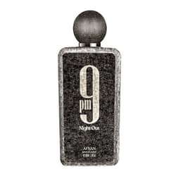 Afnan 9 PM Night Out Unisex Extrait de Parfum, 3.4 Fl. Oz