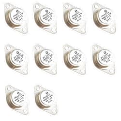 Bridgold 10pcs 2N3055 2N 3055 NPN Power Transistors，TO-204AA.