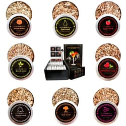 Senlleo Smoking Wood Chips Cocktail Smoker,Whiskey Smoker Wood Chips,8 Flavors of Natural Wood Chips,Gifts for Men, Husband, Dad and Boyfriend.