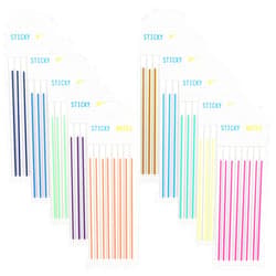 Koqye 1600Pcs Highlighter Tape, Transparent Highlighter Tapes with Lines Removable Long Strips Page Markers Underline Highlight Strips for Annotating Books