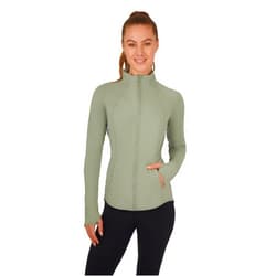 Yogalicious Womens Ultra Soft Lightweight Full Zip Yoga Jacket with Pockets
