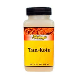 Fiebing's Tan-Kote (4oz) - Leather Protector, Finisher & Sealer - Resin Based Top Coat for Natural Shine & Moisture Protection - Sponge or Spray on Leathercraft, Boot, Belt, Purse, Shoe & Saddle