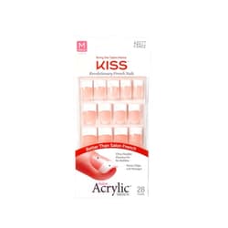 KISS Salon Acrylic French Nails Kit Sugar Rush Medium KSA02 (2 PACK)