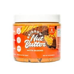 Rainbow Nut Butter, Nutta Buddies Peanut Butter, Spread, Treat, Snack, Dessert, High Protein Flavored Nut Butter, (16 oz Jar).