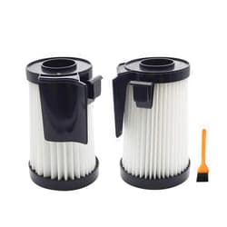 EZ SPARES 2Pcs Replacement For Eureka DCF-10 & DCF-14 Filter Hepa Fits Optima Series Replacement Attachment Compatible With Part # 62731 & 62396