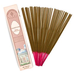 KARMAPLEDGE Sandalwood Masala Incense Sticks, Organic Hand Rolled Incense, Natural Herbs & Aromatic Ingredients, Contain 40 Sticks Inside, Burn Time 45-60 Min, Spiritual Gifts, Incense by Karma Pledge