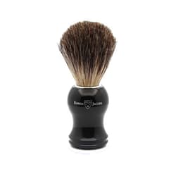 Edwin Jagger 81P36AMZ Classic Badger Shaving Brush for Shaving Cream or Soap for Men (Black)