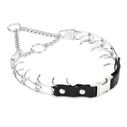 Herm Sprenger 2.25mm Prong Collar for Dog Training Adjustable Length & Easy Quick Release Buckle for Small/Medium Dogs (13-19