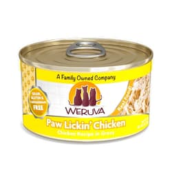 Weruva Classic Cat Food, Paw Lickin’ Chicken with Chicken Breast in Gravy, 3oz Can (Pack of 24)