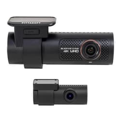 BlackVue DR970X-2CH 64GB | 4K/Full HD Dual-Channel Cloud Dashcam | Built-in Wi-Fi, GPS, Parking Mode Voltage Monitor | LTE and Mobile Hotspot via Optional LTE Module | Dashcam Front and Rear Camera