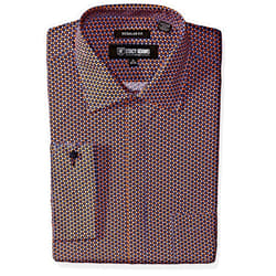 STACY ADAMS Men's Multi Color Plaid Classic Fit Dress Shirt