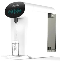 SimPure Y7P-W UV Countertop Reverse Osmosis Water Filter, NSF/ANSI 58 Certified, 4 Stage RO Water Filtration System, Water Purifier for Home, 4: 1 Pure to Drain, BPA Free (No Installation Required)