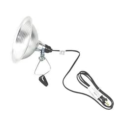 GREATIDE Clamp Lamp Light with Detachable 8.5 Inch Aluminum Reflector, 150 Watt E26 Socket (No Bulb Included), 6 Foot 18/2 SPT-2 Cord Cord
