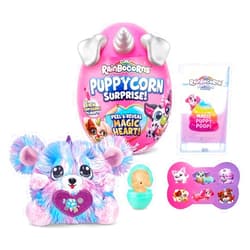 Rainbocorns Puppycorn Surprise Series 2 (Komon) by ZURU, Collectible Plush Stuffed Animal, Surprise Egg, Scratch n Sniff Sticker, Color Mix Slime, Ages 3+ for Girls, Children