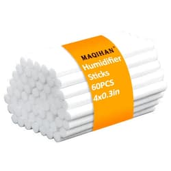 MAQIHAN 60PCS Humidifier Stick Filter Refill - Mini Humidifier Filter Sticks Air Diffuser Pure Wicks Refill Cotton Filter Sticks Replacement Wicks for Small Portable Humidifier Diffuser in Office Bedroom Home