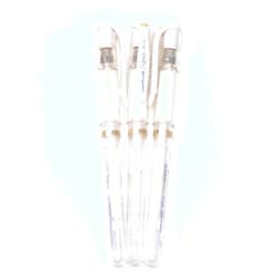 Uni-Ball UM 153 Signo Broad Point Gel Pen - White - Pack of 3, Limited Edition