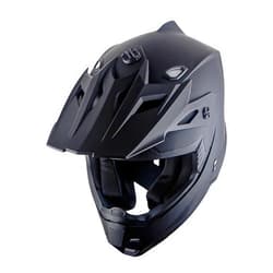 1Storm Adult Motocross Helmet BMX MX ATV Dirt Bike Four Wheeler Quad Motorcycle Full Face Helmet Racing Style: HF801 Matt Black