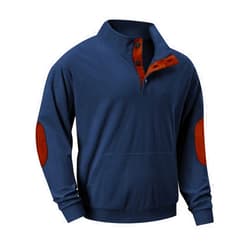 Muscularfit Corduroy Button Down Sweatshirts for Men 2024 Fashion Long Sleeve Solid Business Work Henley Shirt Loose Pullover