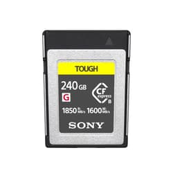 Sony 240GB TOUGH CEB-G series CFexpress Type B Memory Card (CEB-G240T)