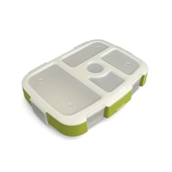 Bentgo® Kids Prints Tray with Transparent Cover - Reusable, BPA-Free, 5-Compartment Meal Prep Container with Built-In Portion Control for Healthy Meals At Home & On the Go (Camouflage)