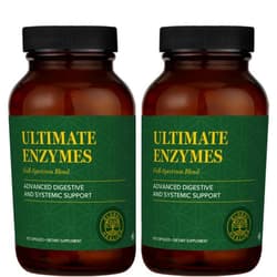 Global Healing Center Global Healing Ultimate Enzymes - Digestive Enzyme Supplement - 120 Capsules (2-Pack)