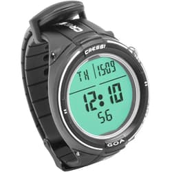 Cressi Goa Dive Watch Computer | 4 Programs - Air/Nitrox, Freediving, Gage | Made in Italy