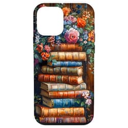 Books Coffee and Flowers Vintage Library Bibliomane Lovers Case for iPhone 12 mini