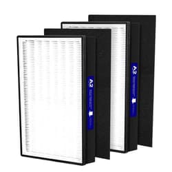 Isinlive 2 Pack A2 H13 HEPA Replacement Filter Compatible with 3M Filtrete Room Air Purifier Models FAP-C02-A2, FAP-C03-A2, FAP-T03-A2, Part # 1150101