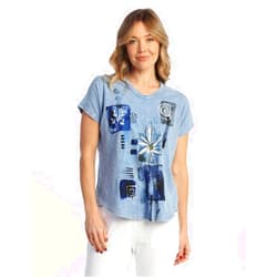 Jess & Jane Daisy Day Floral Top by Jess & Jane