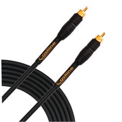 Castline Cables 15 Ft Castline Gold RCA to RCA Audio Patch Cable Mogami 2549