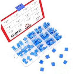 Hilitchi 60-Pcs 100 to 500K ohm 3296W Multiturn Trimmer Potentiometer Assortment Kit - [12 Value]
