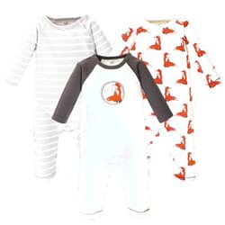 Hudson Baby Touched by Nature Baby Girls' Organic Cotton Coveralls