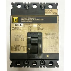 Square D NEW SQUARE D FAL34060 THERMAL-MAGNETIC 60A AMP 480V-AC CIRCUIT BREAKER D436607
