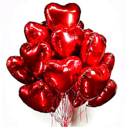 Giga Gud 30 pcs Red Heart Balloons 18