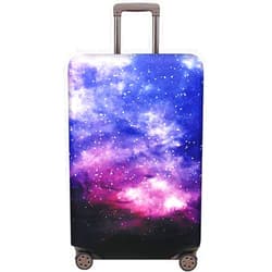 TRAVEL KIN TRAVELKIN Travel Elastic Spandex Suitcase Protector Case, 18/24/28/32 Inch Suitcase Protective Cover, Thickened and Washable Luggage Cover (XL(29