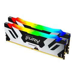 Kingston FURY Renegade RGB 32GB (2x16GB) 6800MT/s DDR5 CL36 DIMM Desktop Memory (Kit of 2) | Intel XMP 3.0 | Infrared Sync Technology | Overclocking Stability | KF568C36RSAK2-32
