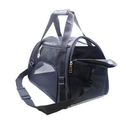ZaneSun Cat Carrier,Soft-Sided Pet Travel Carrier for Cats,Dogs Puppy Comfort Portable Foldable Pet Bag Airline Approved (Medium-Black)