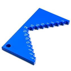 Dreyoo Table Saw Height Gauge, Aluminum Height Gauge Saw for Router, Table Saw, Height Gauge Tools Table Saw Step Gauge Table Saw Blade Height Gauge, Setup Cutting Blade Height from 1/8 to 2 Inch