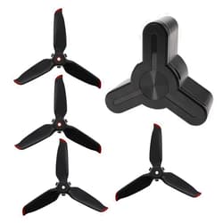 Micro Traders 2 Pairs 5328S Propellers with Propeller Storage Case Compatible with DJI FPV Combo Drone Accessories 5328S Propellers Blades with Anti-Fall Protection Box