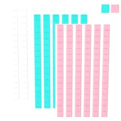 JULBEAR 288 Pcs Sticky Tack Putty, Removable Adhesive Poster Putty, Mounting Putty Reusable Wall Safe Tack Putty, Tacky Putty for Hanging Pictures and Museum Art Photography (White Blue Pink)