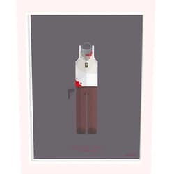 Stupell Industries Die Hard Famous People Characters Fashion, Design by Artist Fred Birchal Art, 13x19, Wall Plaque