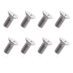 RBOKO 8PCS Stainless Steel Retaining Screws for Front and Rear, Stainless Steel Brake Disc Rotor Screws, 936-000-601-40-H, Compatible with Acura, Honda, Kia Models and Hyundai