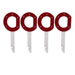 ASUBHA 4PCS Radio Removal Tool kit, Easy Grip Handles and Stiff Blades, OEM Head Unit CD DVD Host Key Disassembly Tool Compatible with Most Cars