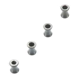 Hot Racing RSSLF117X Black Steel M4 Wheel Barrel Nut Fastener