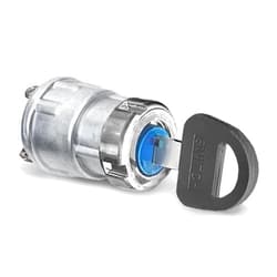 MGI SpeedWare 3-Wire Universal Ignition Key Switch for Cars, Buggies, Mowers and Go Karts, Off/On/(Start)