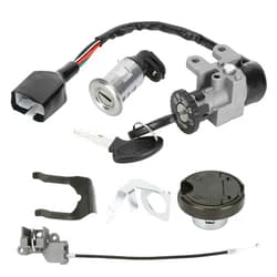 HIAORS GY6 49cc 50cc Ignition Switch Key Lock Gas Tank Cap Set for TaoTao ATM50-A Peace Roketa Maui MC-08-50 Jonway YY50QT-6 Beta50 NST Tank Urban SL50QT-7 Sunl Sporty VIP Peace Sports Scooter Moped