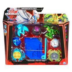 Spin Master Bakugan Blue Base Battle Pack Action Figure Set, Special Attack Ventri, Special Attack Dragonoid, Titanium Bruiser, Titanium Trox, Smoke, 6066988