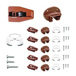 HWXUJK Drawer Track Slides Replacement Kit For kenlin Rite-Trak II 168 Rail Guide - 5 Sets Rite Track Drawer Parts - UNIVERSAL Dresser Drawer Slides Parts - Drawer Guide Track Parts Fit Various Manufacturers