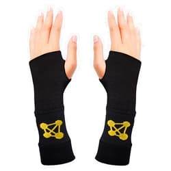 CopperJoint Wrist Brace for Carpal Tunnel Relief - Wrist Compression Sleeve and Tennis Wrist Support - Ideal for Tendonitis, Golf, Yoga, Typing and Gaming - Copper Infused Nylon (Pair, Medium)