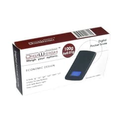 DigiWeigh Digital Scale Silver Gold Jewelry Coin 100g x 0.01g Gram Pocket Size Batteries Included